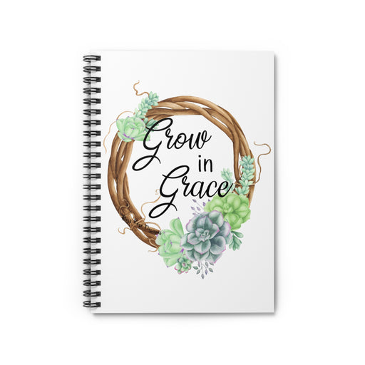Grow in Grace Journal, Prayer, Grocery List, Spiral Notebook - Ruled Line