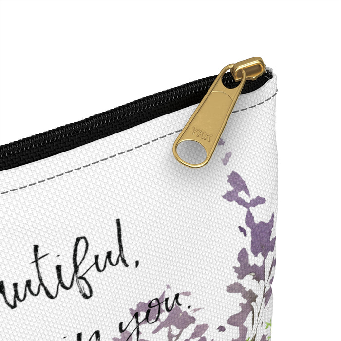 You Are Altogether Beautiful - Song of Solomon 4:7 Cosmetic Bag - Accessory Pouch