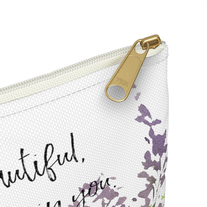 You Are Altogether Beautiful - Song of Solomon 4:7 Cosmetic Bag - Accessory Pouch