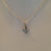 Dainty Angel Fish on Fine Sterling Necklace, Fish Silver Pendant, 18 inch chain