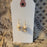 Golden Swarovski 8mm Pearls with Swarovski Crystal Rondelle Dangle Earrings Wedding Gift