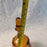 Tiara Indiana Amber Glass Harvest Grape Bell Vintage