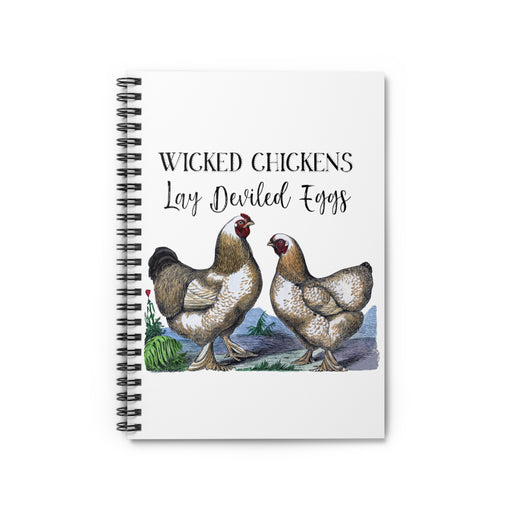 Wicked Chickens Lay Deviled Eggs Journal, Grocery List, Prayer Journal Spiral Notebook - Ruled Line