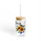 Texas Summers with Sunflowers Sipper Glass, 16oz