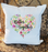 Better Together Floral Heart Pillow - Moss Rose Designs
