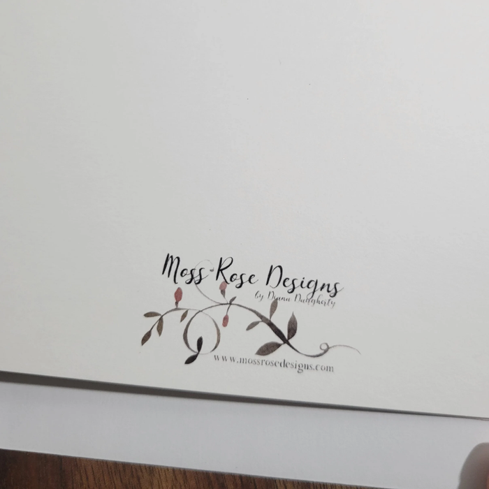 O Holy Night Hymn Inspired Note Christmas Greeting Card, Blank inside, Nativity