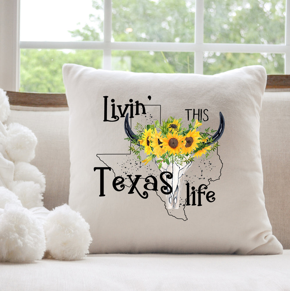 Living This Texas Life Pillow
