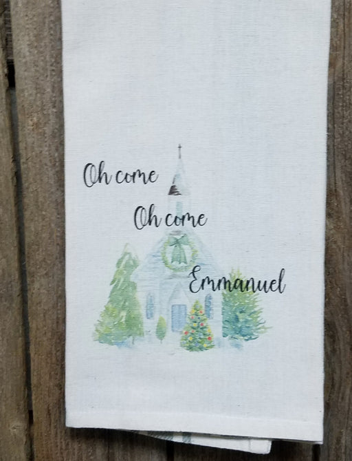 Oh come, Oh come Emmanuel Kitchen Towel