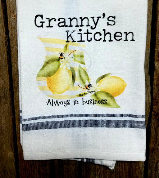 Granny's Kitchen Lemonade and Bees Kitchen Towel