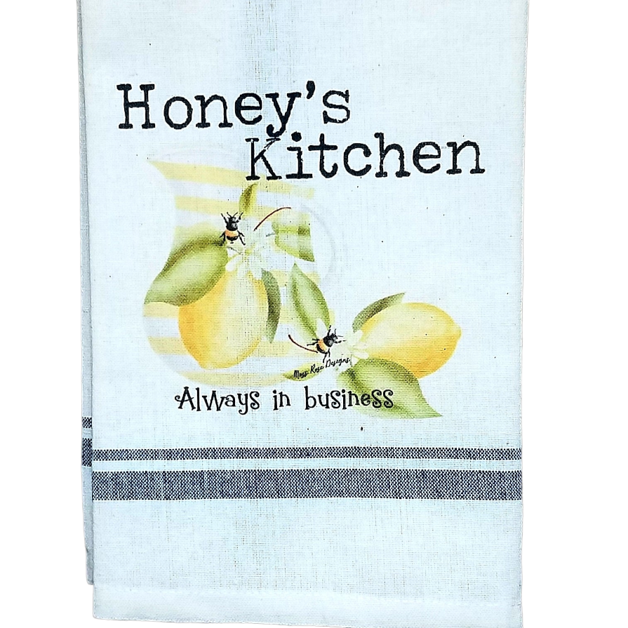 Honey's Kitchen Lemonade and Bees Kitchen Towel