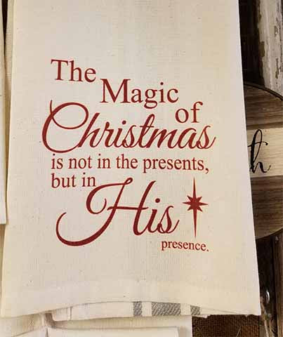 The Magic of Christmas Kitchen Towel